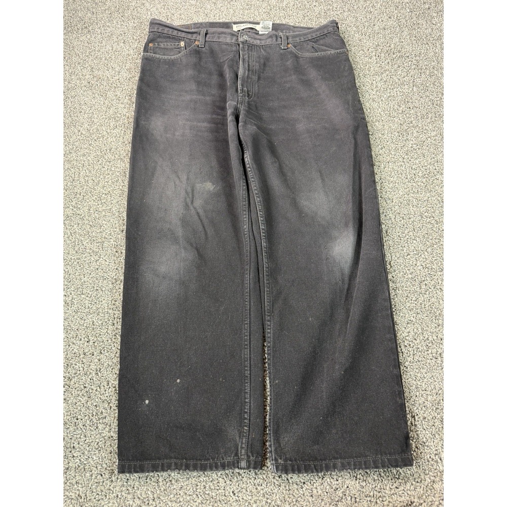 Vintage Y2K Levis 550 Relaxed Fit Straight Jeans Men's Size 40X30 Black